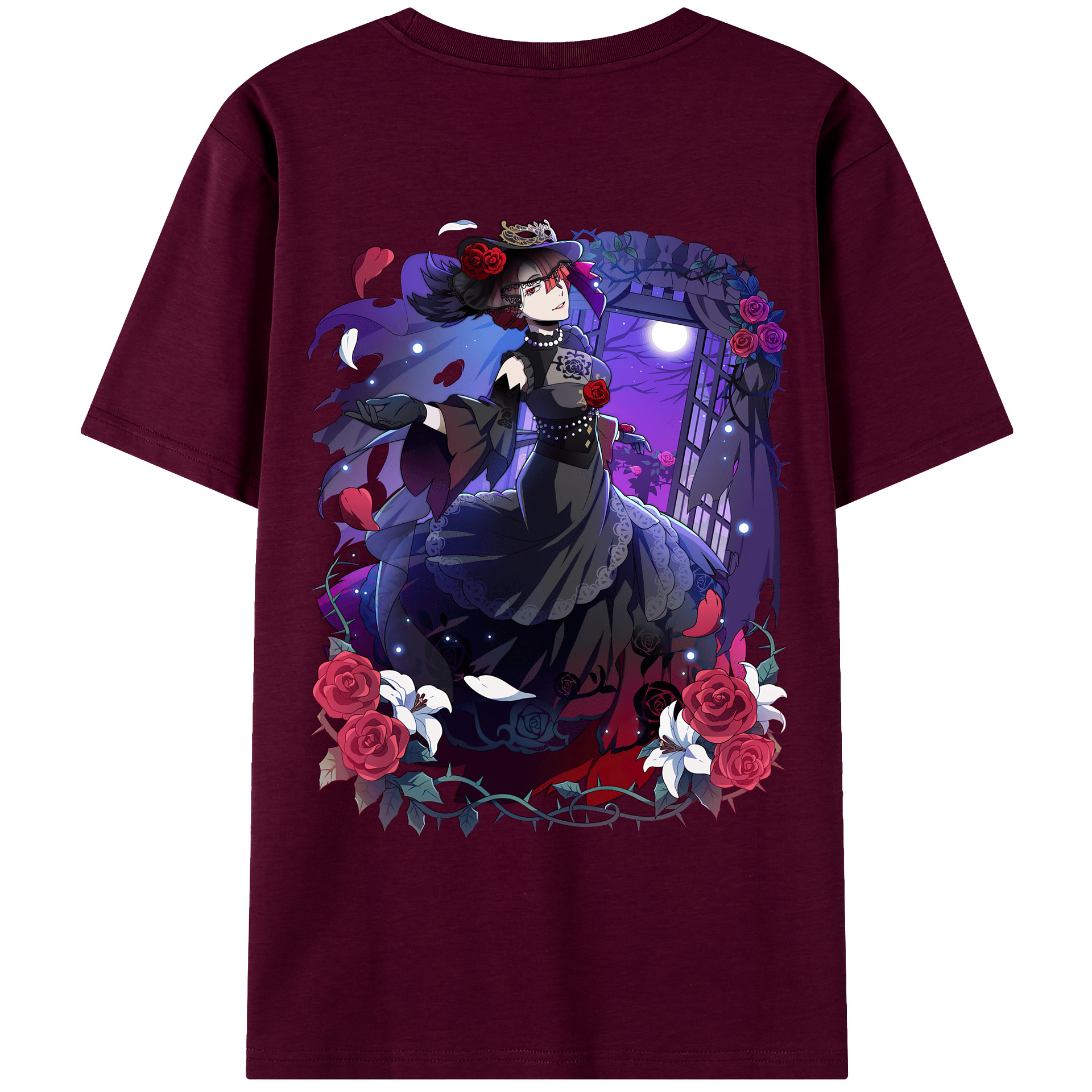（画像用） 文豪ストレイドッグス Bungo Stray Dogs レディース半袖Tシャツ(バックプリント)